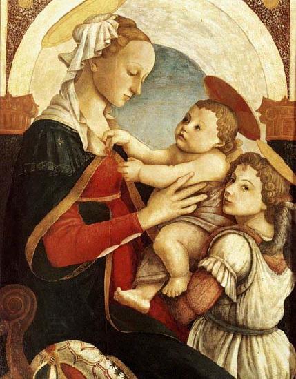 Sandro Botticelli Madonna and Child with an Angel China oil painting art